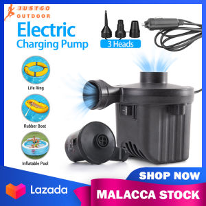 Electric Air Pump Car Adapter Inflatable Pump Quick Filling Mattress Sofa Swimming Pool Camping Inflator Outdoor Portable Car Use Air Pump