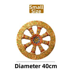 TAIMUJIA | Golden Carved Wood Wall Decoration