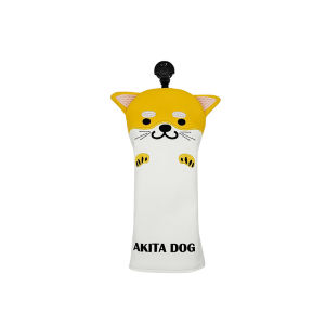 Golf Club Headcovers Set Dog Cartoon Animal Driver Fairway Wood Hybrid Lovely Design Golf Accessories