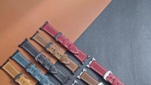 Leather Band for Samsung Galaxy Watch 8 40 44mm Comfortable Skin Friendly Vintage Strap for 8 Classic 46mm Bracelet Accessories