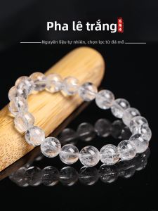 SIFUYUAN | Vòng Tay Trắng Tự Nhiên Hình Băng Đá
