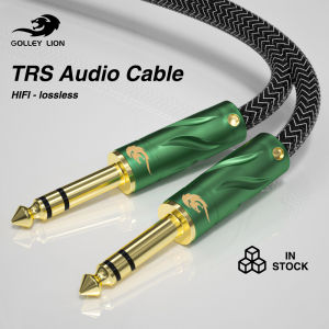 Golley Lion 6.5มิลลิเมตร แจ็คสายสัญญาณเสียง 6.35แจ็คชาย กีต้าร์ ผสมเครื่องขยาย เสียง 1.5 เมตร 1.8 แช่ AUX กับชาย เคเบิ้ล 1.5 และ 1.8 แช่ แจ็คสาย AUX Cabo