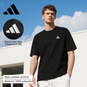 adidas | Breathable Moisture-wicking Men Short Sleeve T-Shirt Black