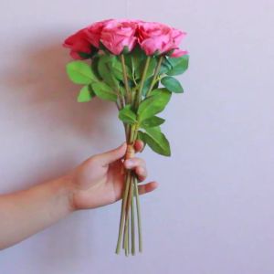Home Decor & Brides Bouquet Artificial Rose Flowers