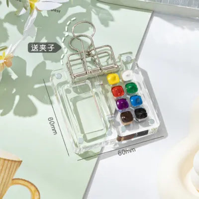 Portable Travel Sketchbook Watercolor Set