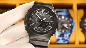 SKMEI 【Free Cuban Bracelet】Electronic Movement 30m Waterproof Resin Mirror ABS Case Stainless Steel Strap Fashion Sports Mens Watch 2351