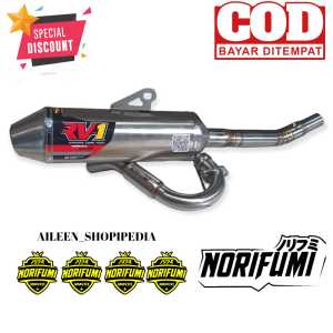 KNALPOT NORIFUMI RV 1 KLX 150 BF SE S L G DTRACKER 150 CRF 150 L WR 155 R SUPERMOTOR