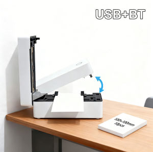 4x6 Thermal Label Printer Bluetooth USB High Speed for Small Business Compatible with iOS Android Windows Mac