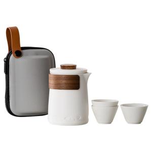 BUZHUO | Portable Tea Set for Camping and Travel 1 Teapot 3 Cups