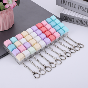 Bàn Phím Fidget Keychain 4 bộ phím Bàn phím Đồ chơi giải căng thẳng Bàn Phím Clicker Đồ Chơi Nút Căng Thẳng Relief Cho Người Lớn Và Trẻ Em