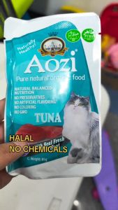 85g Aozi Cat Organic Aozi Organic Kitten Wet Food Pouch All Stages Cat Cats Pet Essentials