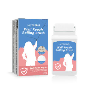 Jaysuing Wall Small Rolling Brush Graffitis Dirty Cover Repair Paint Wall Paint Small Rolling Brush Wall Repair Cream DIY Repair Renovation Wall Prints Wall Renovation Environment Protection Latex Paint Wall Paste Repair Wall Latex Paint Paste (100g)