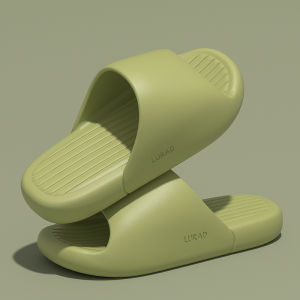 MONLEYTA | Non-Slip Bathroom Slippers Indoor Home Use For Men And Women EVA Couples Sandals Summer Season Flat Heel Home Comfort Shoes