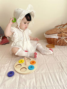 Montessori Early Education Teaching Aids Lovevery Object Permanence Box Textile Drum Drawer Toy Educational Toys for Kids