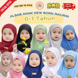 Jilbab Anak New Born Maurin 0-1 Tahun Premium Baby And Kids Mall