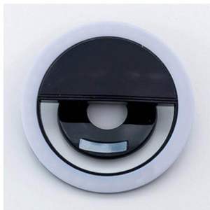 RK12 Rechargeable Selfie Ring Light Mini Portable 36LED USB Level Brightness Adjustable Camera Lamp Clip Beauty Flash