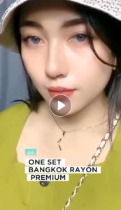 setelan bangkok murah2023//Setelan Bangkok Wanita Set Rayon Premium Busui Frenly 7/8 Setelan Rayon wanita