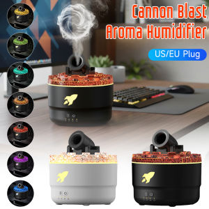 Volcanic Crack Light Cannons Humidifier Essential Oil Diffuser Cannon Blast Turret Aromatherapy Humidifier Aromatherapy Diffuser