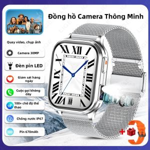 LIGE | Đồng Hồ Thông Minh Theo Dõi Sức Khỏe 2026 Chống Nước Hỗ Trợ Gọi BT Ghi Âm Cuộc Gọi Theo Dõi Thể Thao Và Thể Dục Dành Cho Nam Và Nữ Tích Hợp Chức Năng Theo Dõi Nhịp Tim