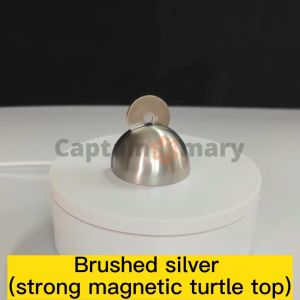 Half Moon Magnetic Door Stopper Stainless Steel Floor Mounted Holder stoppee w/ Screw