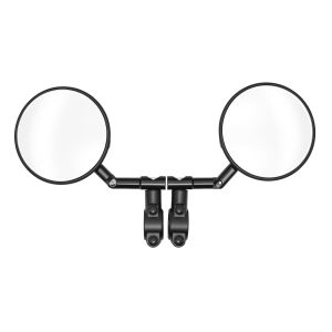 RYSJM | Bike Rearview Mirror Wide Angle Round Folding Mirror Reflector Safety for 22-23mm Handlebar Diameter Bolt Universal for Yamaha