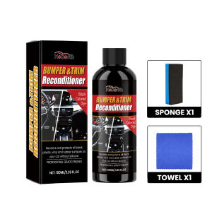 Car Black Part Renovator Back to Black Plastic Trim Restorer Dashboard Coating Scratch Repair Gloss Car Interior Protect Cleaner