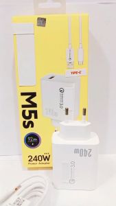 Charger POC0 M5s 240W Power Adapter Fast Charger Quick Charge3.0 Support Fast Charging