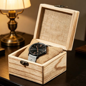 Luxury Jewelry and Cufflink Box WatchBox Pen Box Combination High-end Gift Set3 Pieces Jewelry Packaging Display Case PU Leather