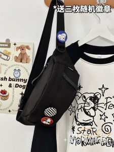 Summer Sports Leisure Chest Bag Mens Japanese Style Ins Minority Simple Easiest for Match Students Crossbody Bag Teenage Leisure Bag