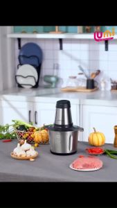 Chopper Blender daging Stainless/Blender Chopper Blender Daging Serbaguna/Penggiling Meat Blender Elektrik Stainless Steel Chopper