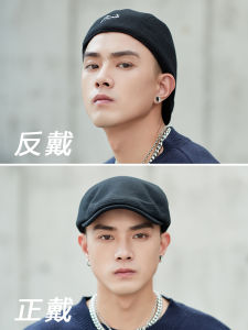 ผู้ชายแฟชั่นหมวกเบเร่ต์สบายๆสไตล์ปักฤดูหนาวฤดูร้อนฤดูใบไม้ผลิฤดูใบไม้ร่วงเหมาะสําหรับการช้อปปิ้งและงานปาร์ตี้
