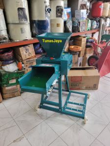 Mesin Pencacah Rumput Serbaguna PRO-QUIP QCR-600 2Pisau+Mesin Penggerak GX200
