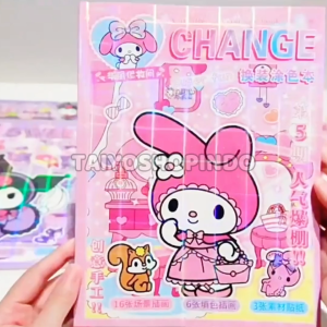 TAIYO DIY Dress Up BP and Landscape Sticker Magazine Majalah Stiker Berpakaian Mewarnai Karakter