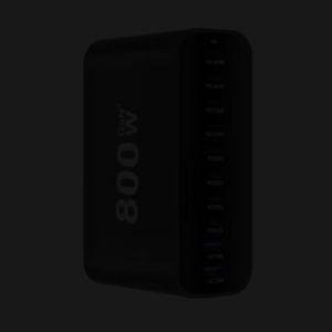 GaN Desktop Charger for Mobile and Tablets Ultra-Portable Design USB-C PD 10-Port 7C3A Fast Charging 765W