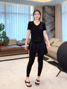 ME Homeyang Womens Slim Fit Short Sleeve T-Shirt V-Neck Pleated Comfortable Silk Acetate Blend Summer Top MESS4177