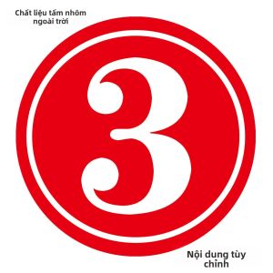 RUIKELAIXIANG | Biển Số Kim Loại Nhôm Phản Quang Bằng Inox