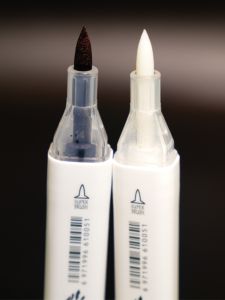 Soft Head Hard Head Design Gradient Blend Marker Pen for Hand Drawing Painting Anime Alcohol Based Dual Tip Art Supplies