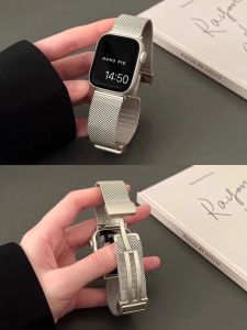 Uhada Metal Milan Smartwatch Band for Huawei Fit4 New Model Magnetic Clasp Sports Band for Men And Women Replacement Strap