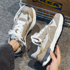 Mens 2025 New Winter Mesh Soft Bottom Anti-slip Running Shoes Thick Bottom Heightening Dad Trendy Shoes Comfortable Sports Sneakers