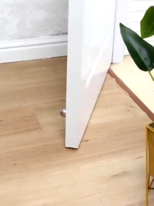 Door Bottom Seal Strip Soft Rubber Like Texture Provides Better Sealing For Sliding And Swing Doors 93CM Flat Available In 3 Colors Brown White Black