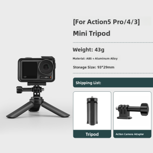KASHINUO | Tripod Mount Adapter and Mounting Base for DJI Action 5 Pro/4/3 GoPro and Insta360 Ace Pro 2