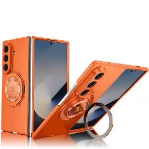 szhaiyu | Armor Magnetic 360 Rotate Bracket Phone Case for Samsung Z Fold 8 Ultra 7 6 5 4 3 for Magsafe Wireless Charge Shockproof Cover