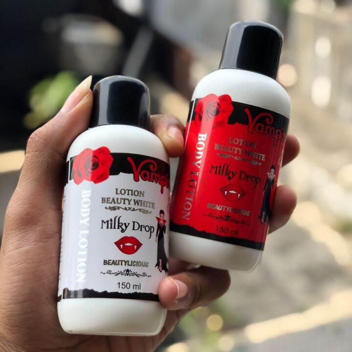 Body Lotion Vampire Milky Drop 150ml Beauty White Lazada Indonesia