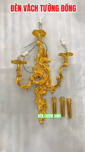 [ ĐÈN CHÙM XINH ] Đèn vách tường đồng đèn vách cổ điển ĐCX-529 & ĐCX-729 chính hãng lắp nhà thờ