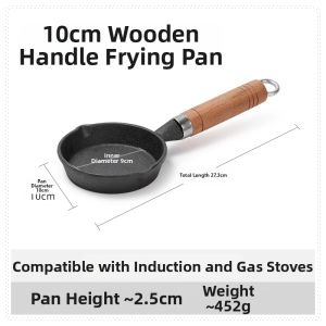 CAROTE | Cast Iron Mini Frying Pan for Egg and Oil Frying
