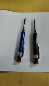 Solid Carpenter Pencils For Deep Hole Marker Pen With Refill Leads Marking Tool Woodworking Deep Hole Metal Mechanical Pencil