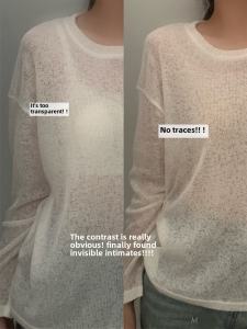 Seamless Invisible Liquid Foundation Intimates Womens Summer Thin Big Breast Size Concealing Jelly Stick Minimalist Comfortable Vest Bra