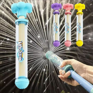 YESPERY 4Pcs Splashing Water Toy Pull Pump Spraying Water Toy Outdoor Songkran Water Splashing Supplies Pool Party Kids Summer Water Spray Toys