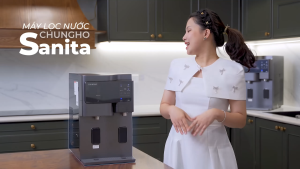 Máy lọc nước khử trùng ChungHo Nais Sanita Máy lọc nước nóng lạnh uống trực tiếp