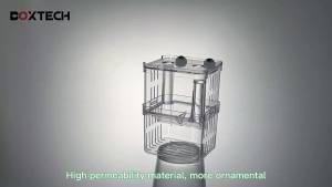 Boxtech Aquarium Fish Tank Hatchery Incubator Breeding Acrylic White Breeder Isolation Divider Hatching Boxes Accessory Small Baby Fishes Shrimp Clownfish Guppy